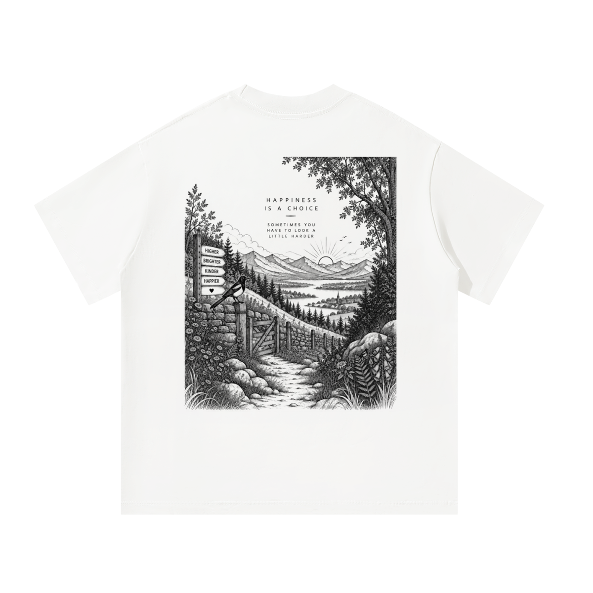 HAPPINESS IS A CHOICE // Graphic Tee